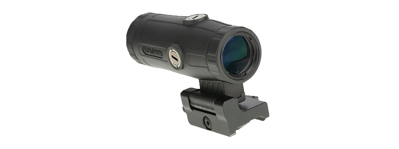 HOLOSUN 3X Magnifier for Red Dot Optics w/ Flip to Side QD Mount - (Aluminum)