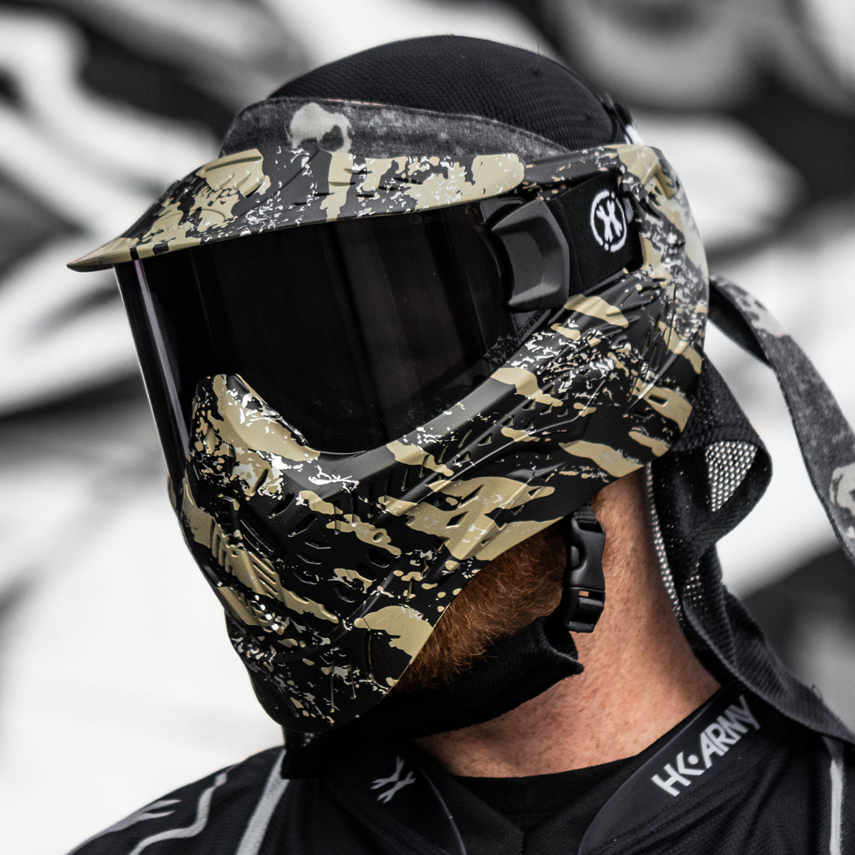 HSTL® Goggle - Fracture Black/Tan - XTREME Airsoft Superstore