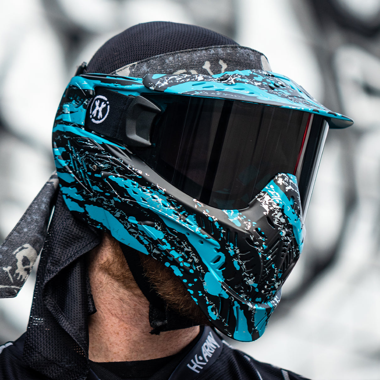 HSTL® Goggle - Fracture Black/Turquoise - XTREME Airsoft Superstore