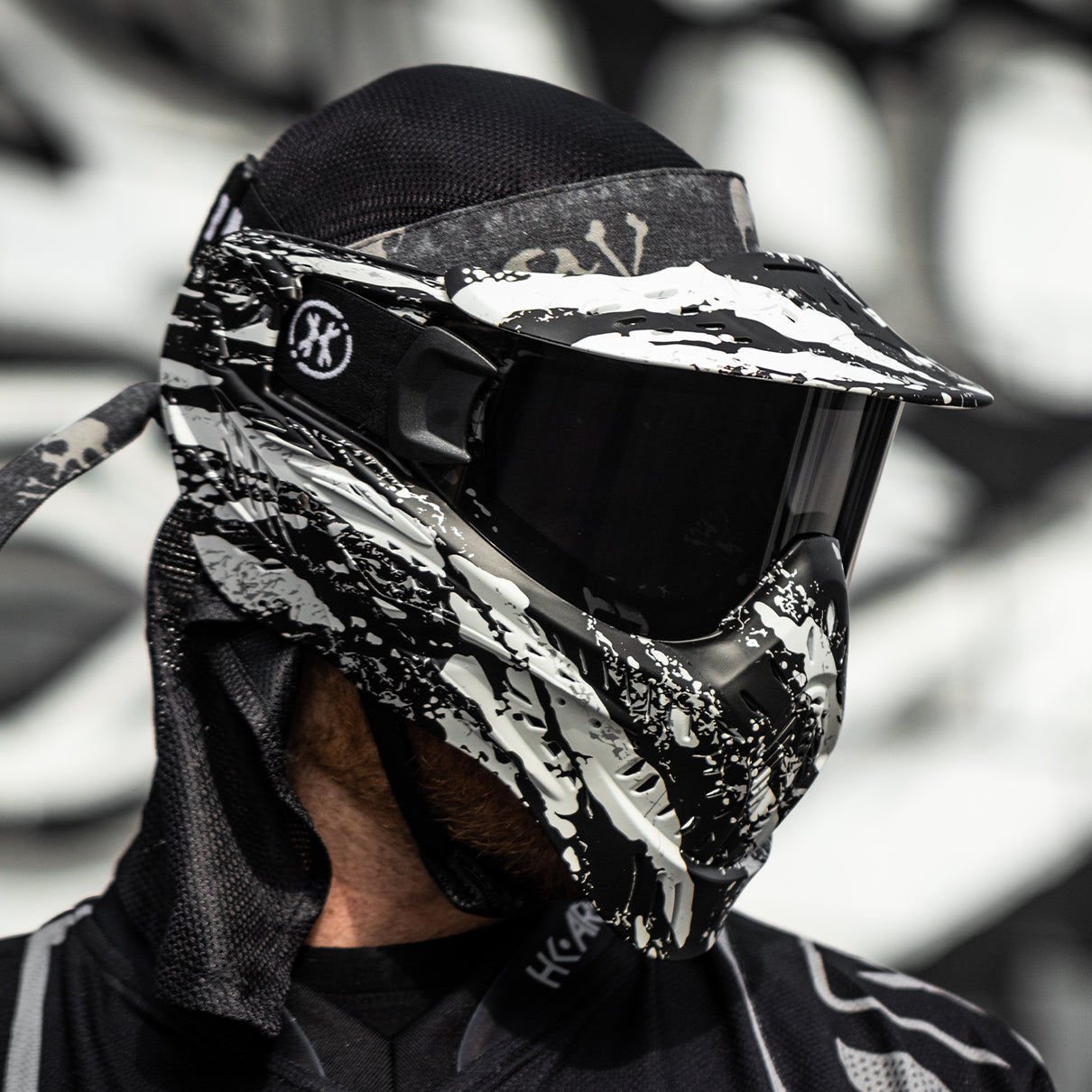 HSTL® Goggle - Fracture Black/White - XTREME Airsoft Superstore
