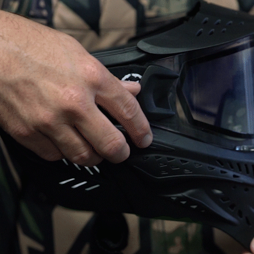 HSTL® Goggle - Black W/ Clear Thermal Lens - XTREME Airsoft Superstore