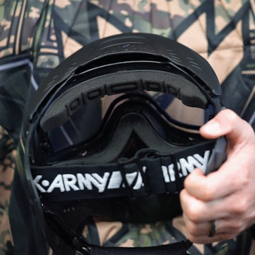 HSTL® Goggle - Black W/ Clear Thermal Lens - XTREME Airsoft Superstore