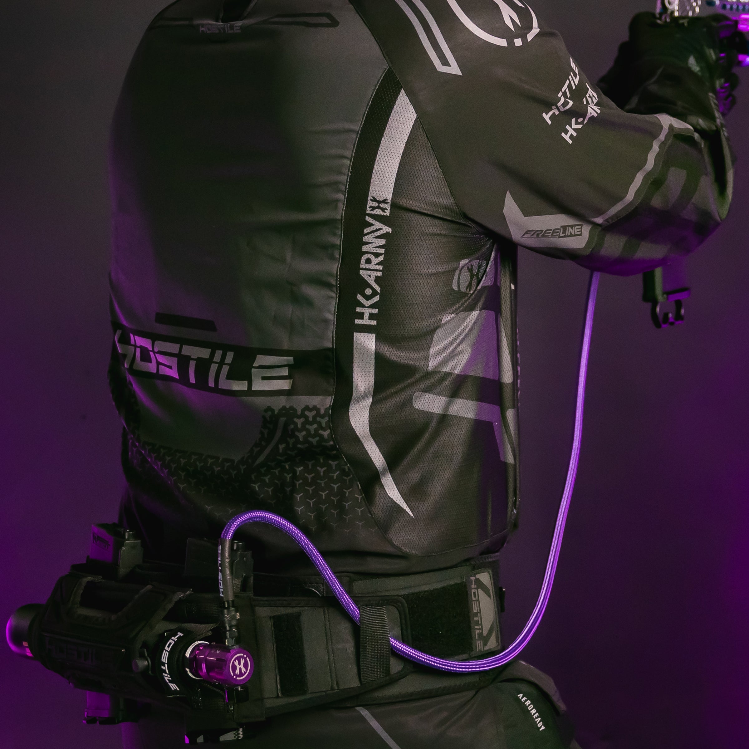 Hostile® Flex Line 42" Hose - Purple - XTREME Airsoft Superstore