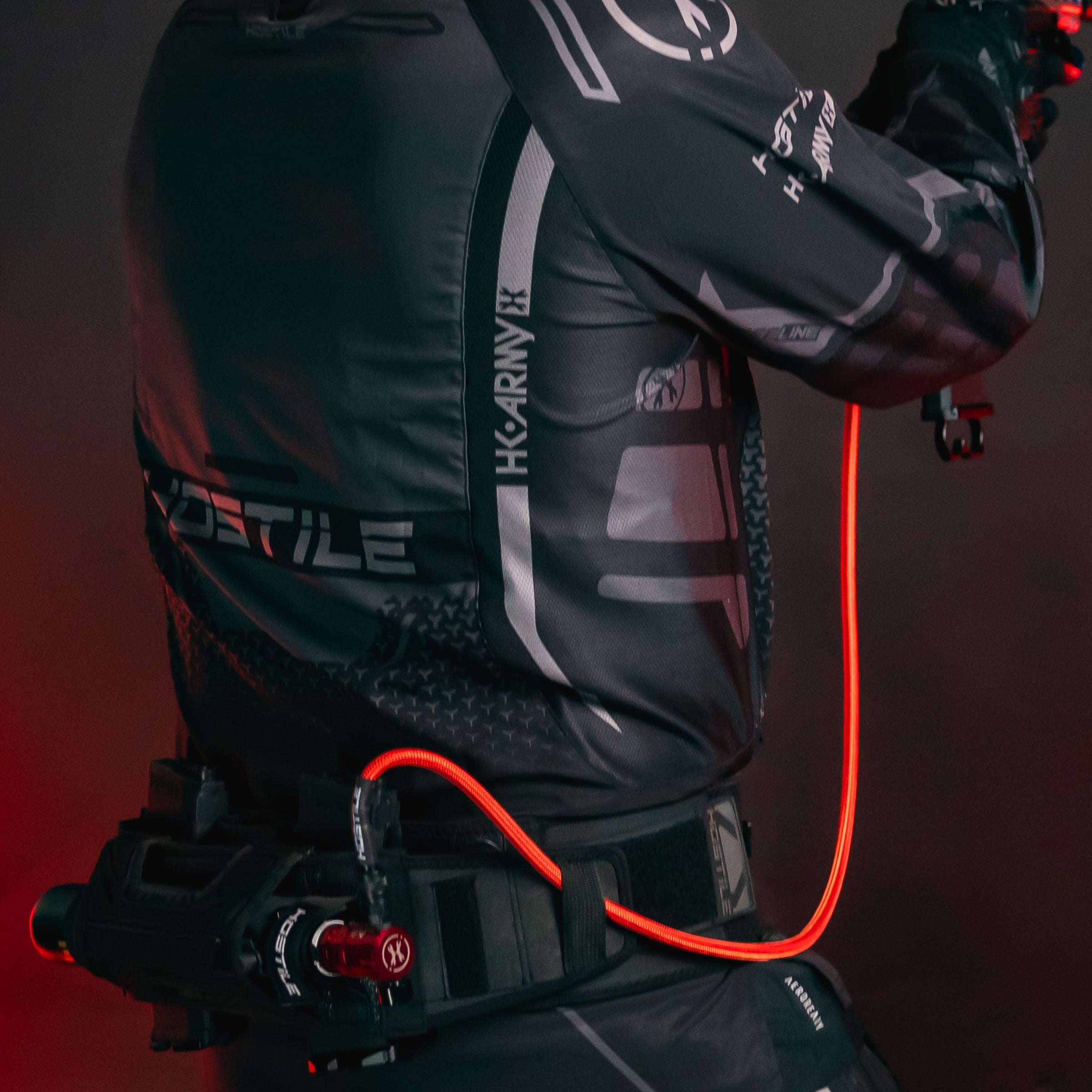 Hostile® Flex Line 42" Hose - Red - XTREME Airsoft Superstore