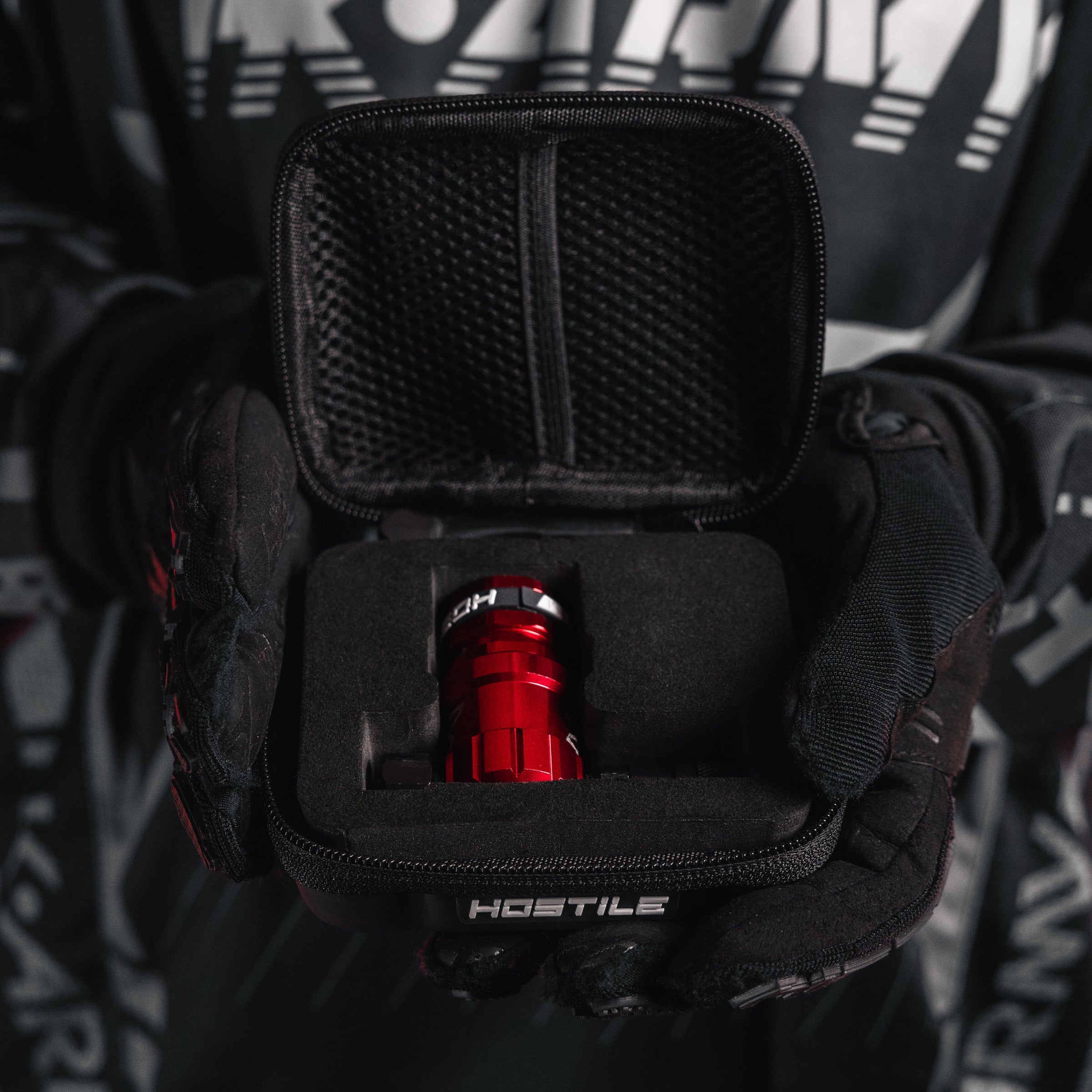 Hostile® XLP Regulator - Side Port Quick-Disconnect - Red - XTREME Airsoft Superstore