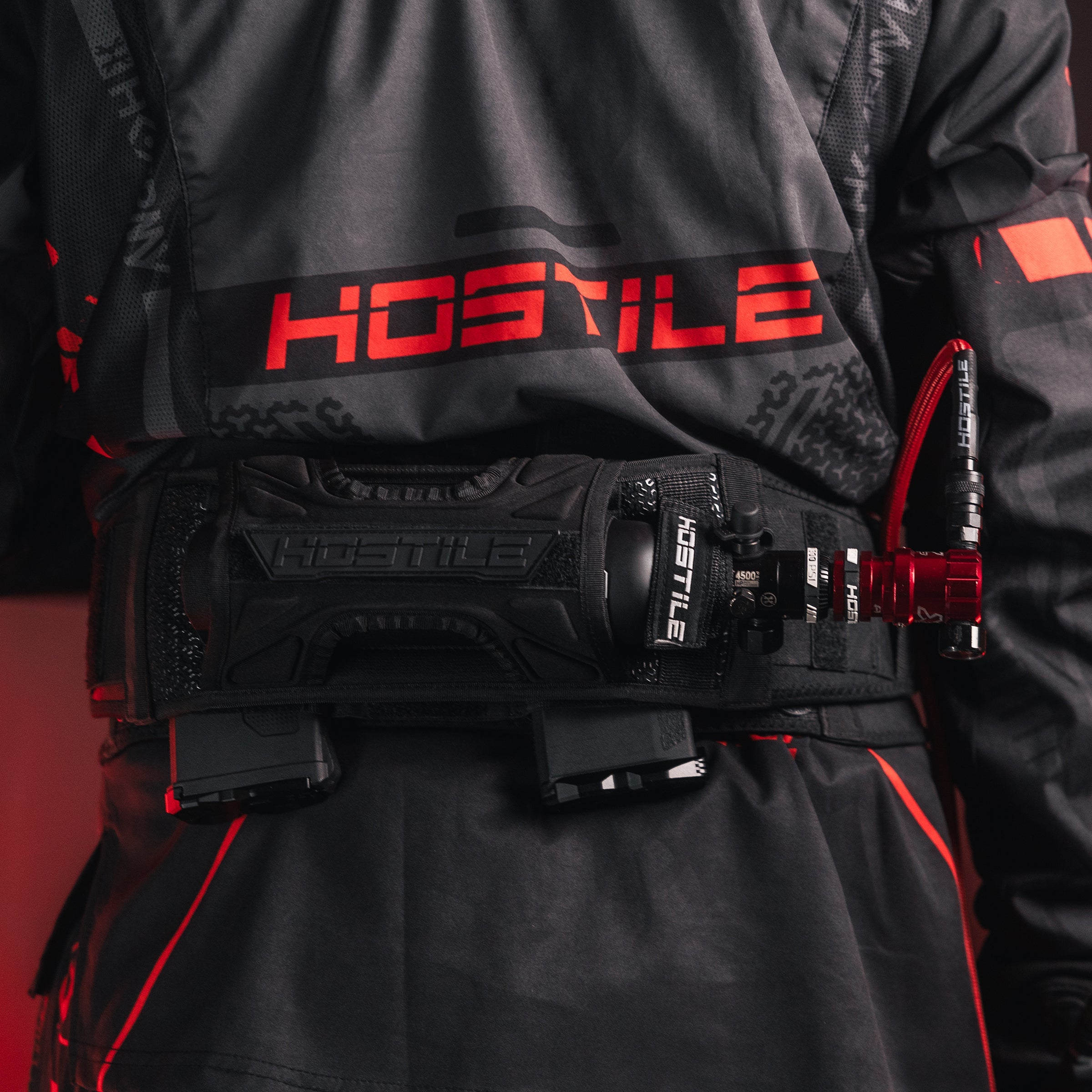 Hostile® XLP Regulator - Side Port Quick-Disconnect - Red - XTREME Airsoft Superstore