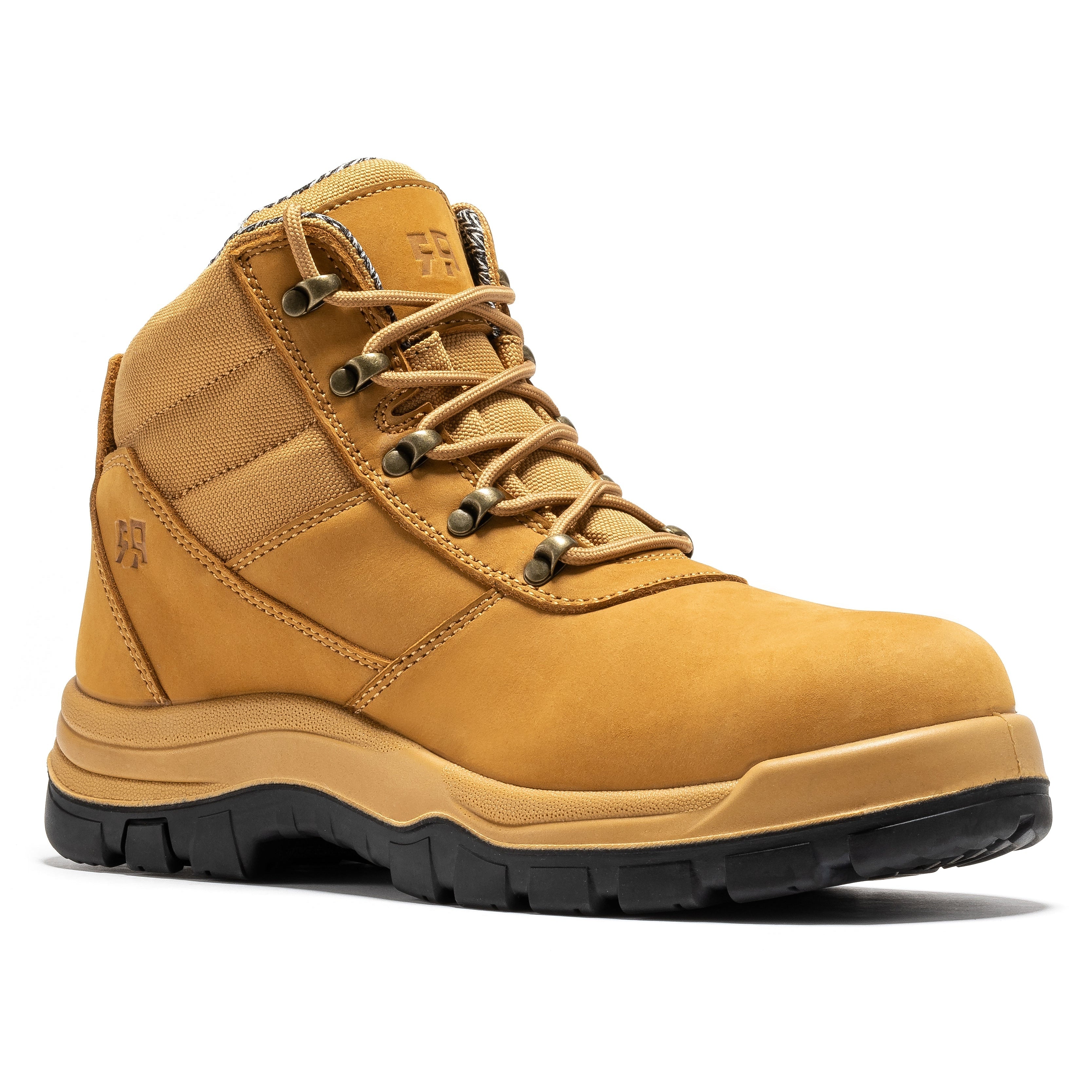 ROCKROOSTER Avalon Black 6 Inch Zip-sided Composite toe Leather Work Boots CP213BK - XTREME Airsoft Superstore