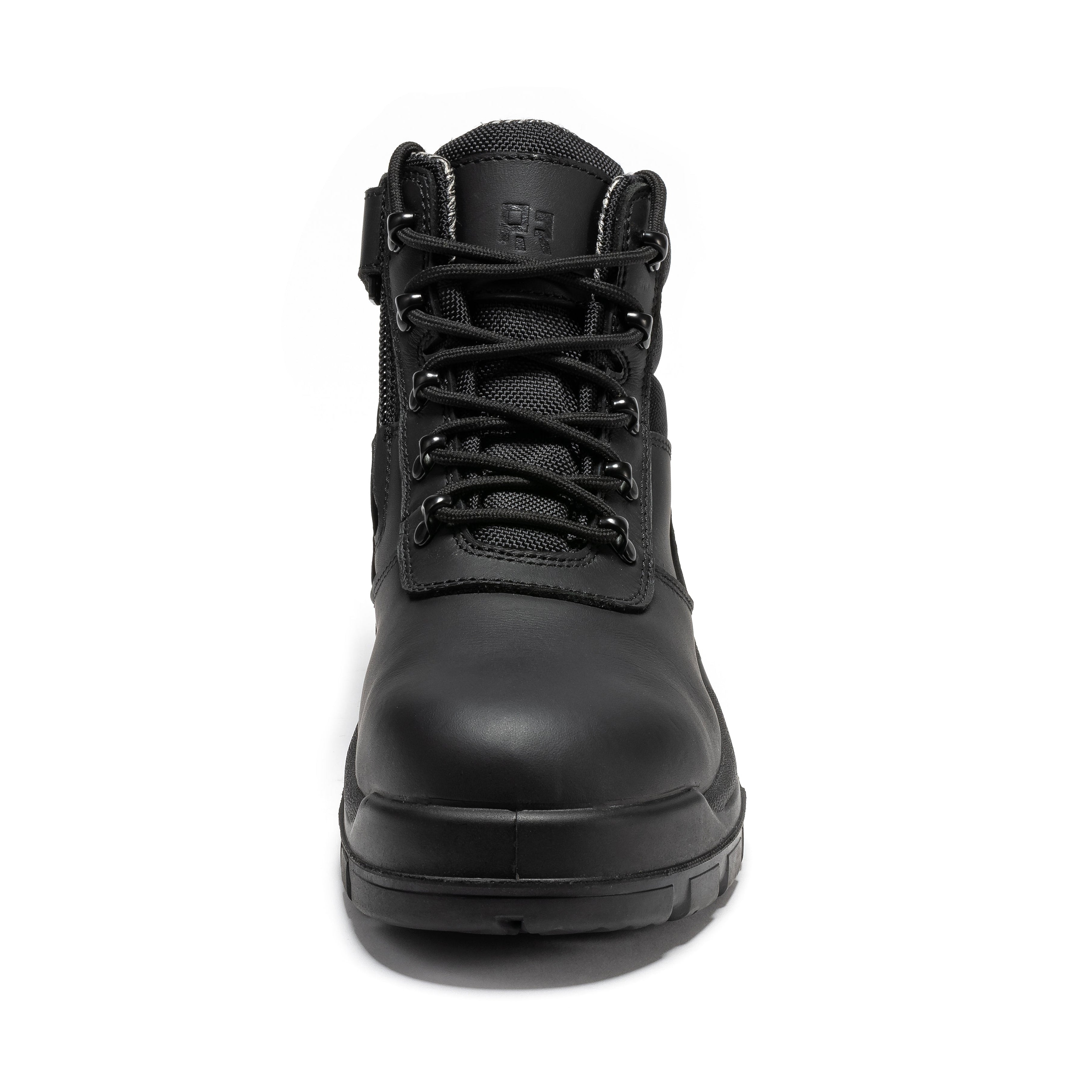 ROCKROOSTER Avalon Black 6 Inch Zip-sided Composite toe Leather Work Boots CP213BK - XTREME Airsoft Superstore