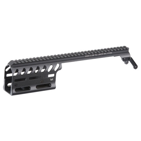 ITP M-LOK CNC Aluminum Handguard Full Length Rail For Marui TM SAIGA-12 SBS GBB Series - BLACK