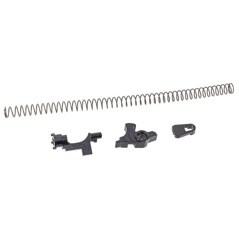 ITP Steel Trigger Group Parts For Marui TM SAIGA-12 GBB Series w/ Magwell & Spring - BLACK