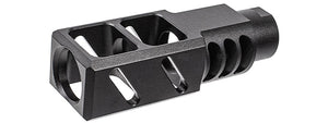 ITP SAIGA-12 / AK Style Airsoft Compensator For M24 CW Adapter Type - (Black)
