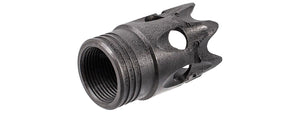 ITP SAIGA-12 / AK Style Airsoft Muzzle Break For M24 CW Adapter Type - (Black)