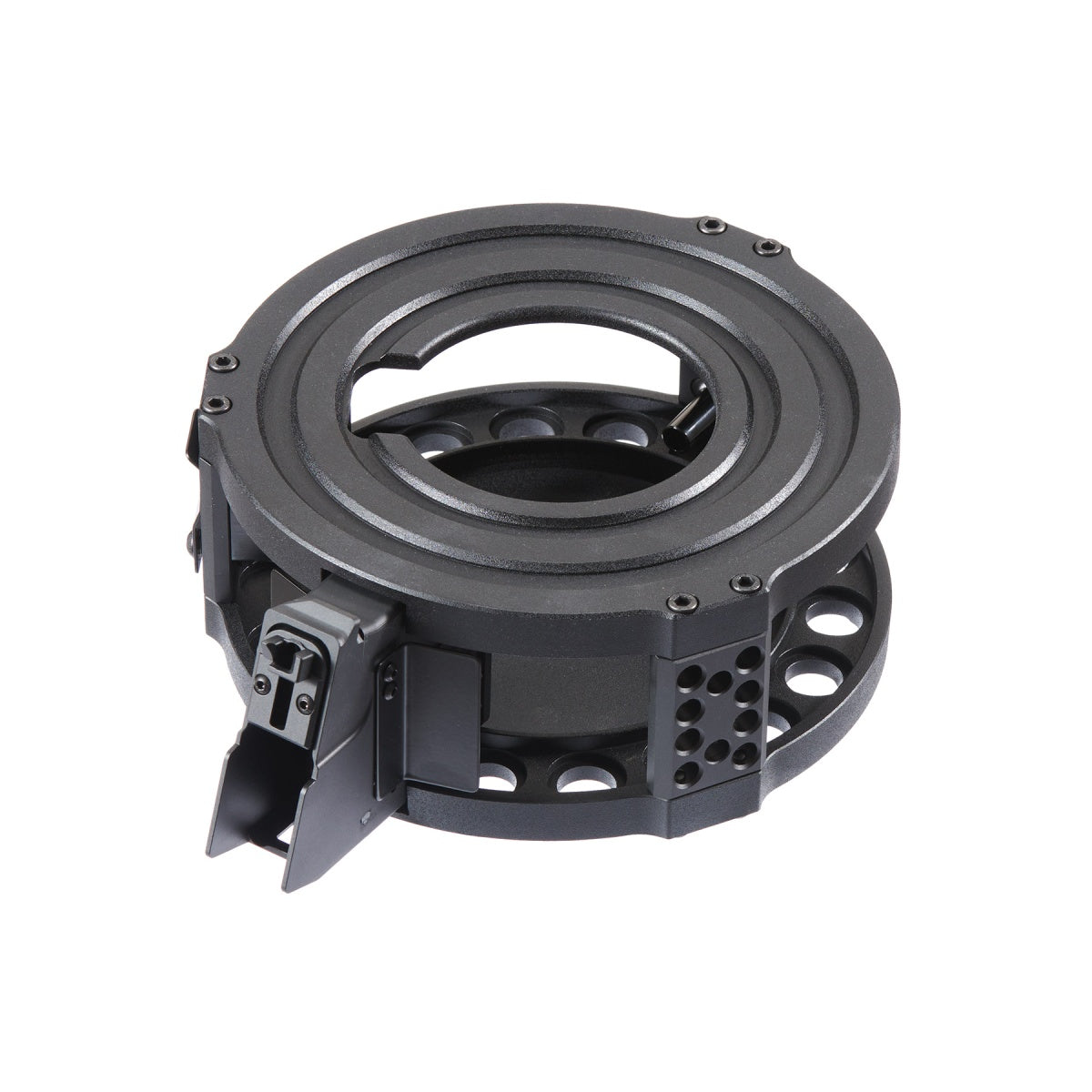 ITP SAIGA 12K Shotgun Drum Magazine Kit V2 For Marui TM SAIGA-12 SBS GBB Series - BLACK