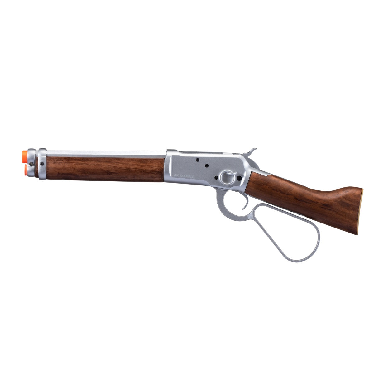 Atlas Custom Works M1873 "Mares Leg" Lever Action Airsoft Green Gas Rifle (Color: Silver)