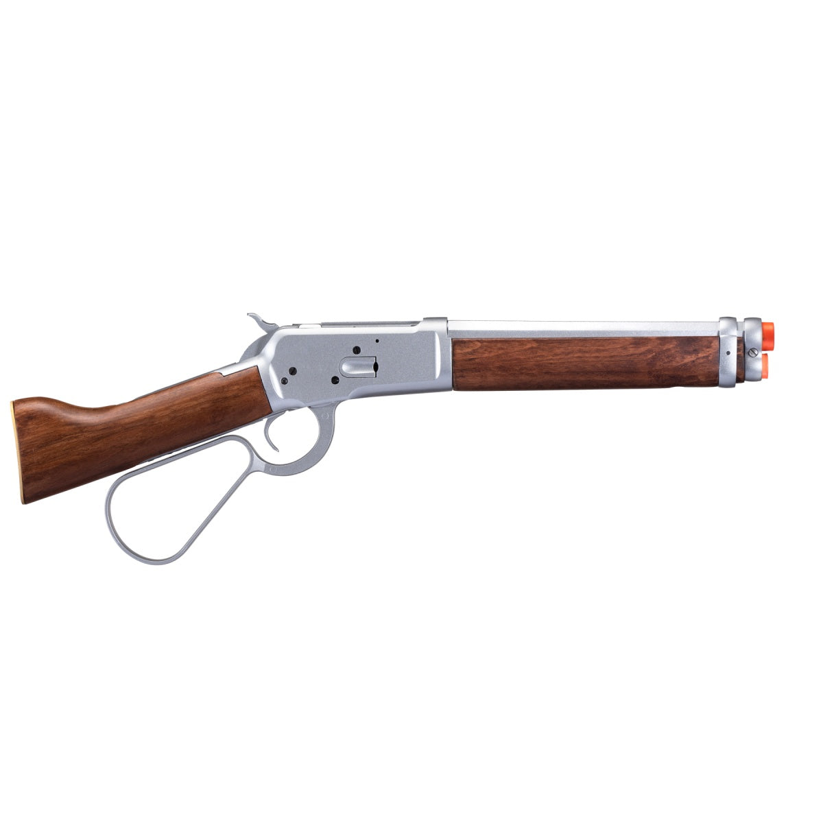 Atlas Custom Works M1873 "Mares Leg" Lever Action Airsoft Green Gas Rifle (Color: Silver)