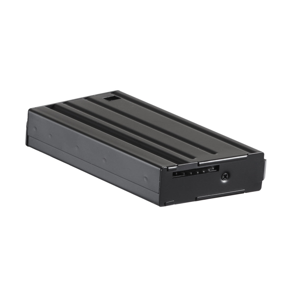 Atlas Custom Works 360 Round Full Metal SR-25 Airsoft AEG High-Capacity Magazine (Color: Black)