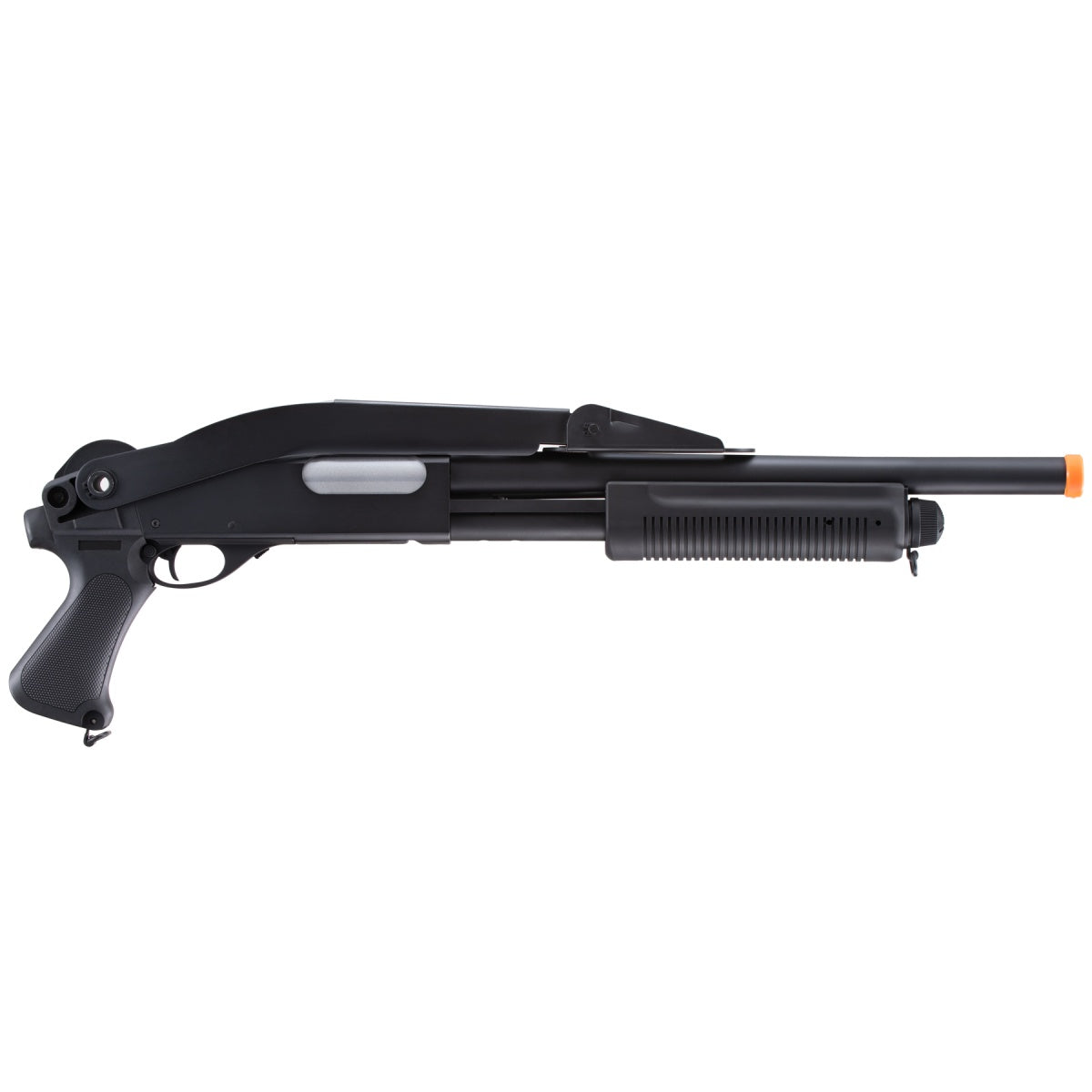 Atlas Custom Works Pump Action Spas 12 Hybrid w/ Foldable Stock (Color: Black)