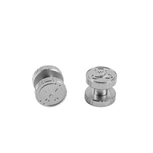 Machined Goggle Screw Set "Icon" Silver - XTREME Airsoft Superstore