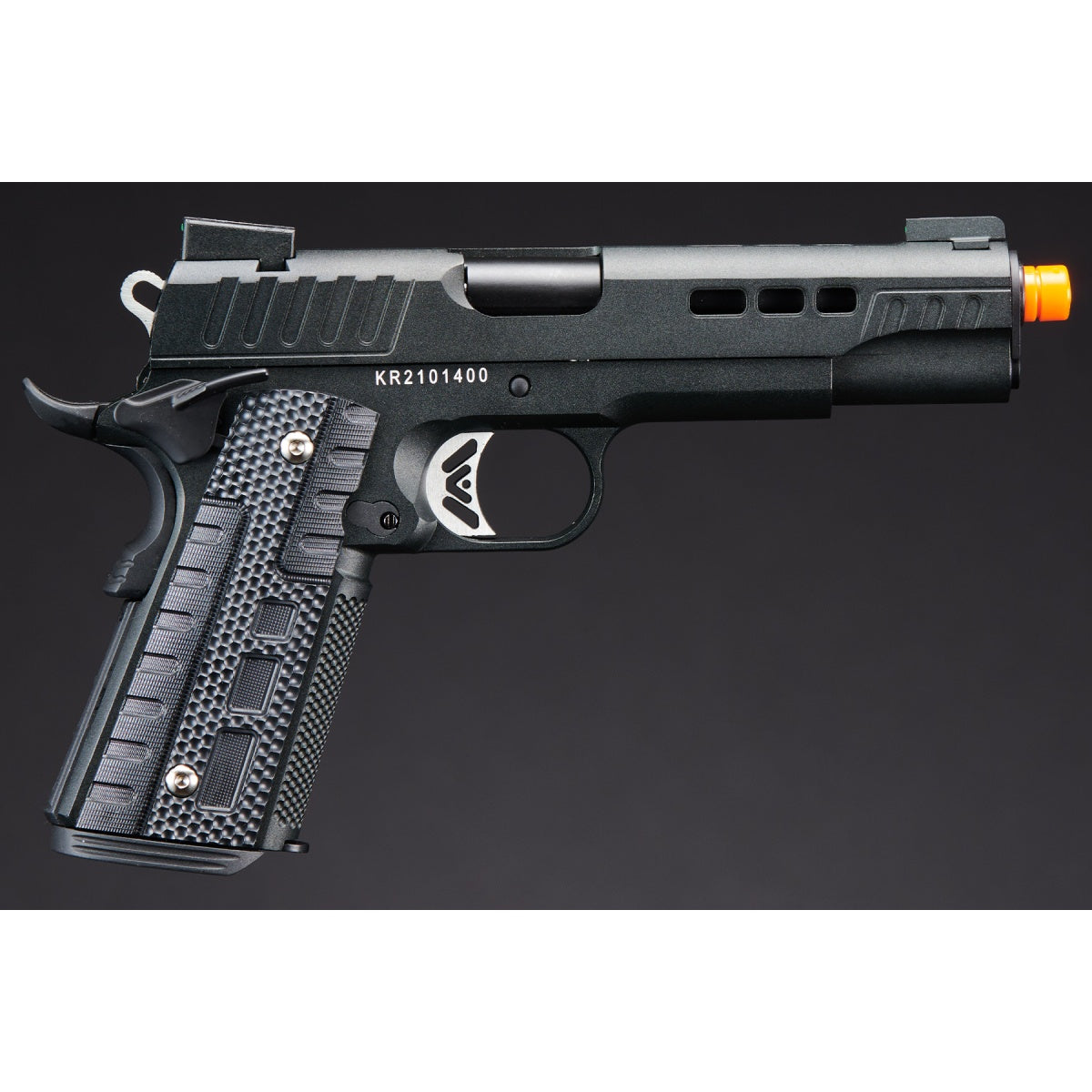 Ascend Airsoft KP1911 Custom Gas Blowback Airsoft Pistol - (Black)