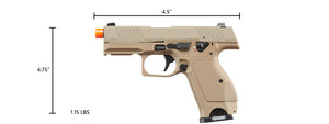 Kizuna Works KW-15K Gas Blowback Airsoft Pistol - (Metal/Cerakote FDE)