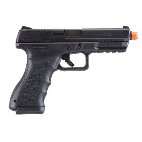 KWA ATP-SE Gas Blowback Pistol Starter Kit w/ 3 Targets, Green Gas, & 1000 BBs (Color: Black)