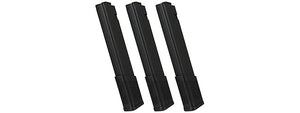 KWA 120rd TK.45 Mid Capacity Airsoft AEG Magazine 3-Pack (BLACK)