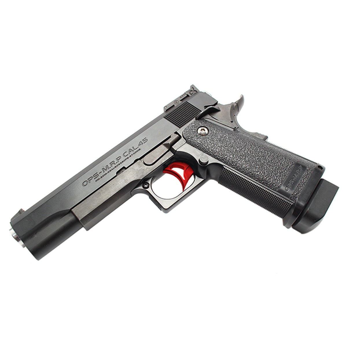 Laylax Omega Round Trigger for Hi-Capa Gas Blowback Airsoft Pistols (Color: Red)