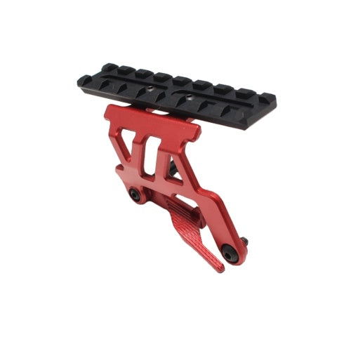 Laylax Aluminum Custom Neo Scope Mount Base for Tokyo Marui Hi-Capa 5.1 & 4.3 Series GBB Pistols (Color: Crimson Red)