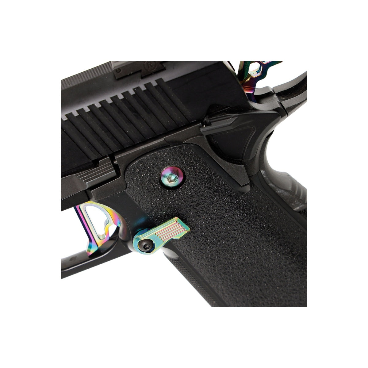 Laylax Nine Ball Grip Screw Set for Tokyo Marui Hi-Capa Airsoft GBB Pistols (Color: Heat Gradation)