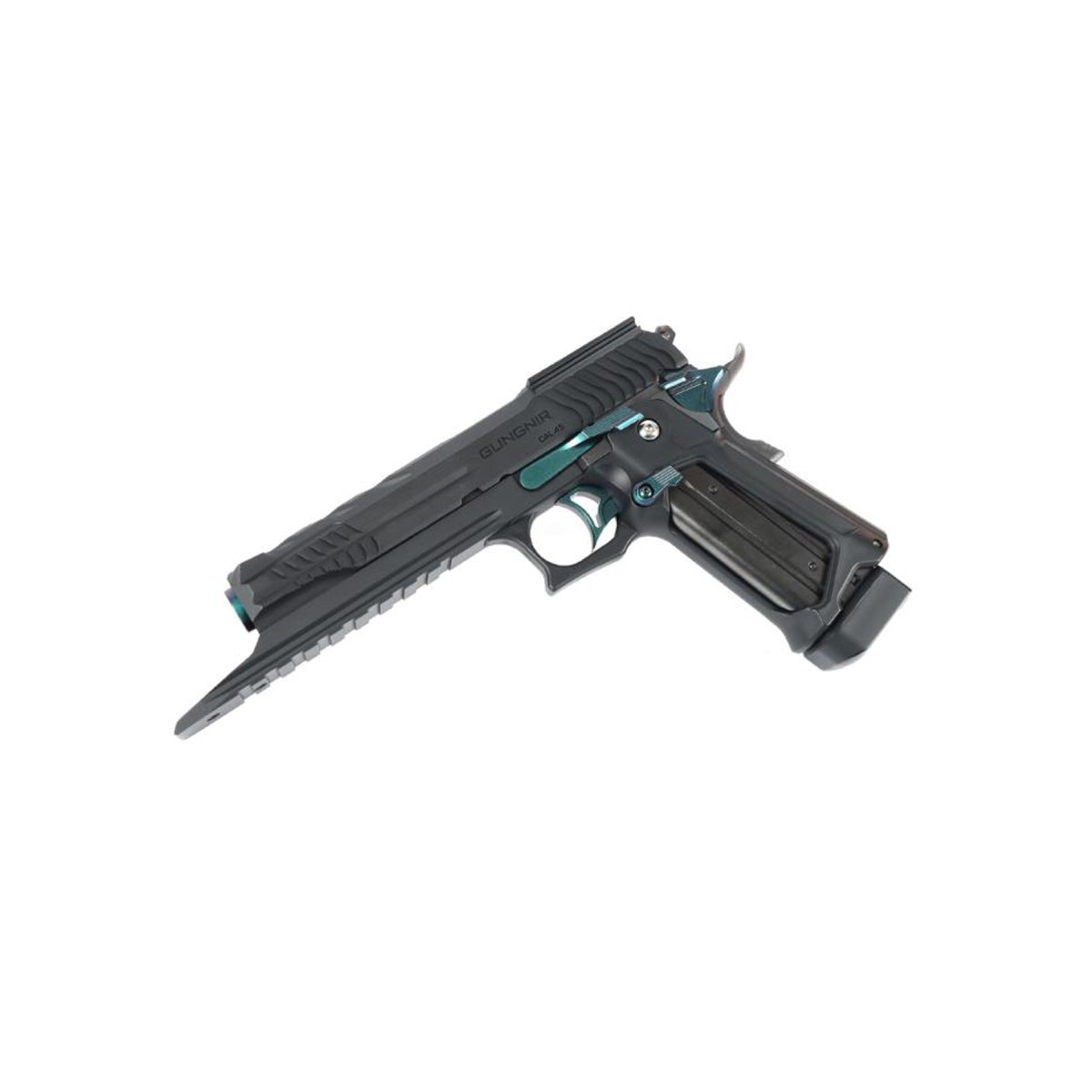 Laylax Zanshin Omega Round Trigger for Hi-Capa Gas Blowback Airsoft Pistols (Color: Midori Green)