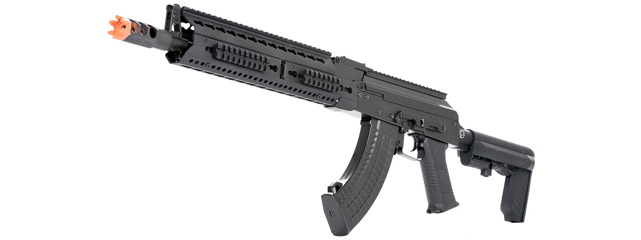 LCT Steel 13.5 KeyMod AK AEG Airsoft Rifle (Black)
