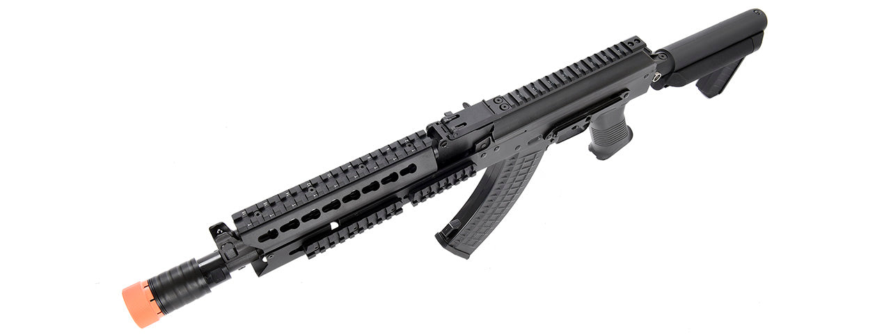 LCT Steel 9.5 KeyMod AK Airsoft AEG Rifle (BLACK)