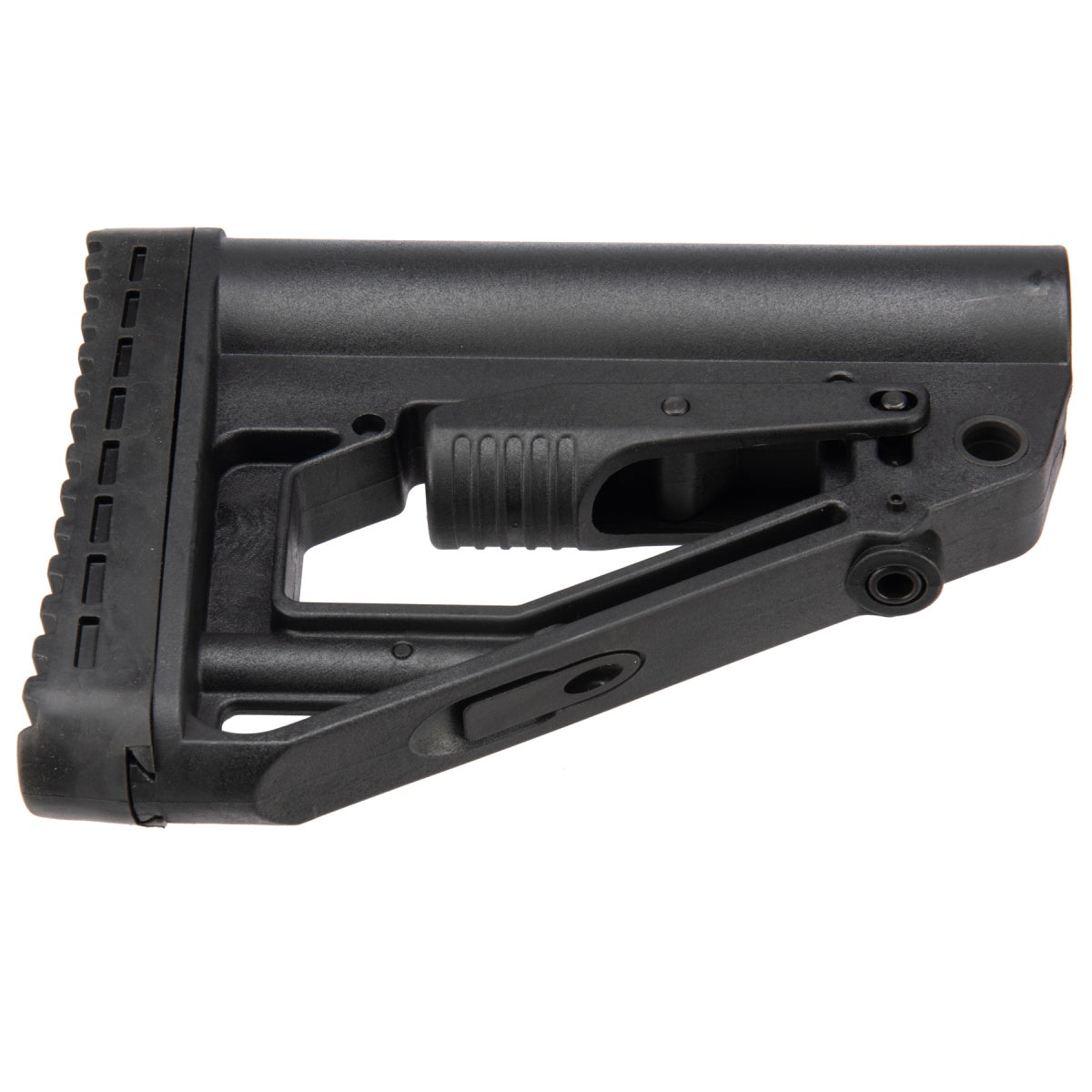 LCT Tactical Adjustable Buttstock for M4 Buffer Tubes (Color: Black)