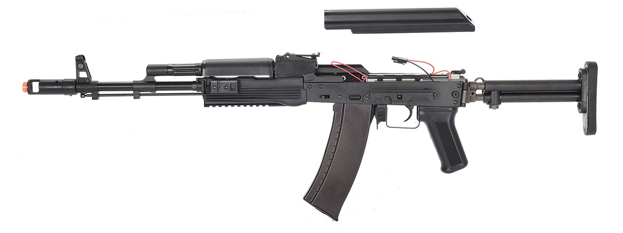 LCT Airsoft STK-74 Tactical AK AEG Rifle (Black)