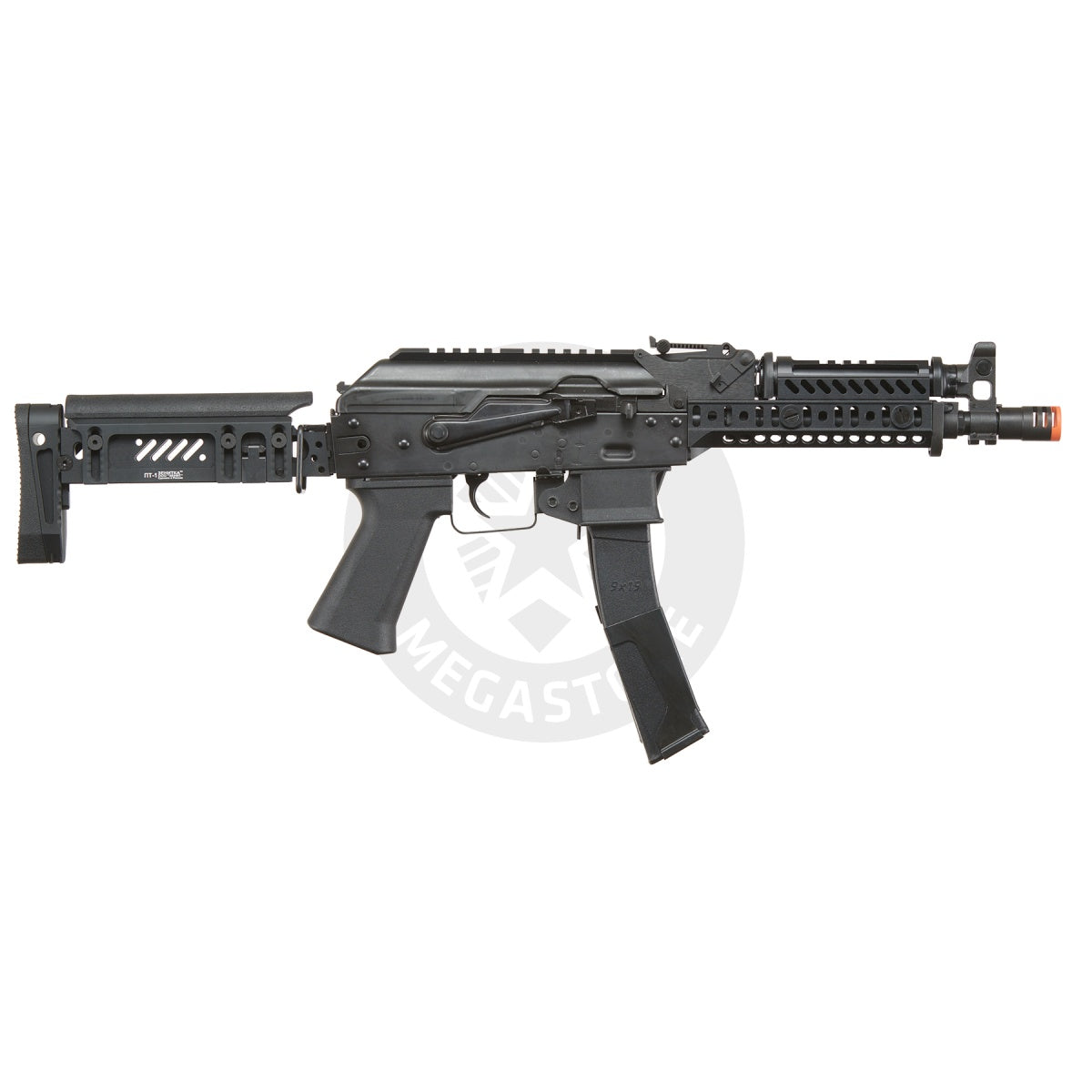 LCT ZK Series AK Airsoft AEG Rifle w/ Side-Folding Z Series Stock and Handguard - (Black)