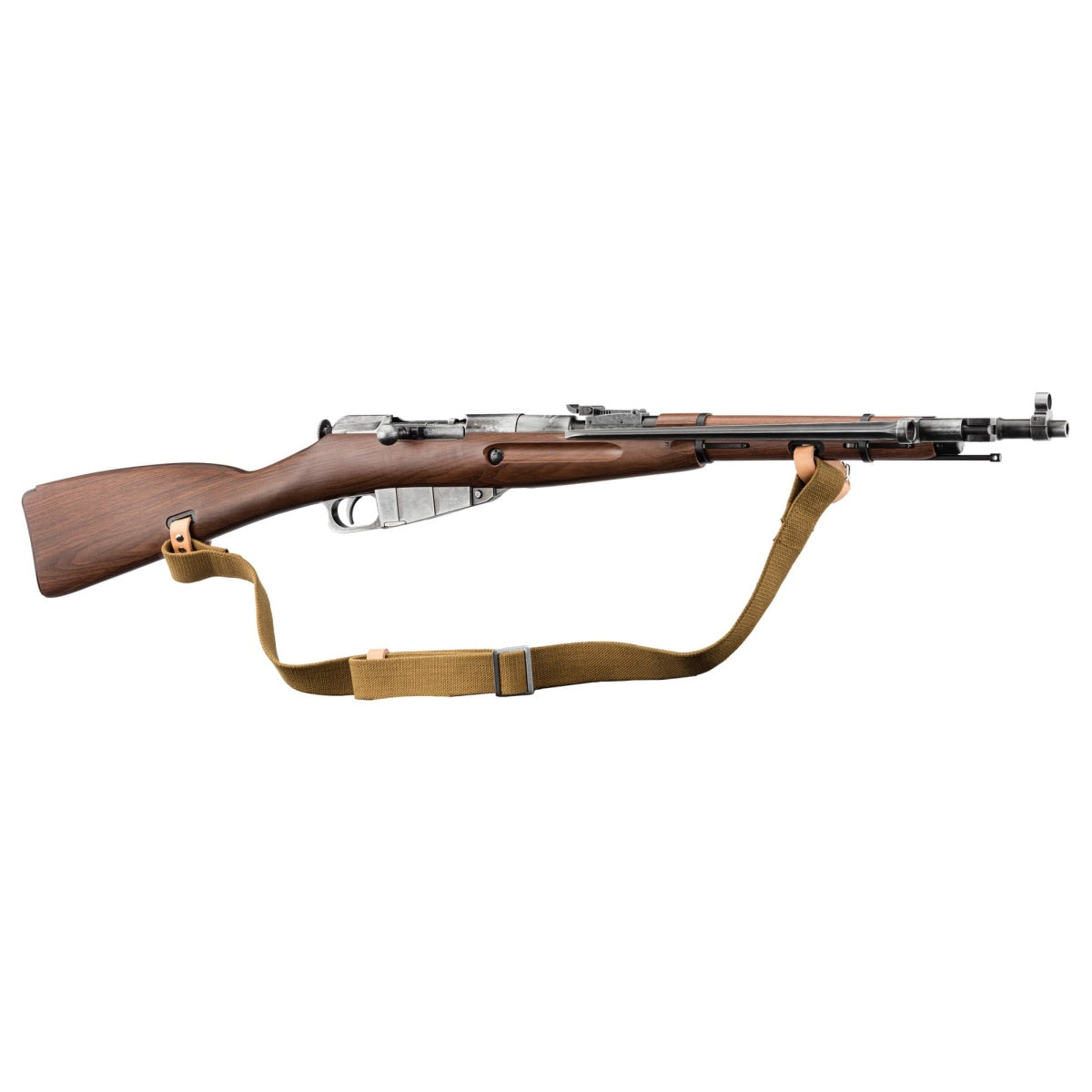 BO Manufacture WWII Mosin-Nagant M44 Airsoft CO2 Bolt Action Rifle - FAUX WOOD