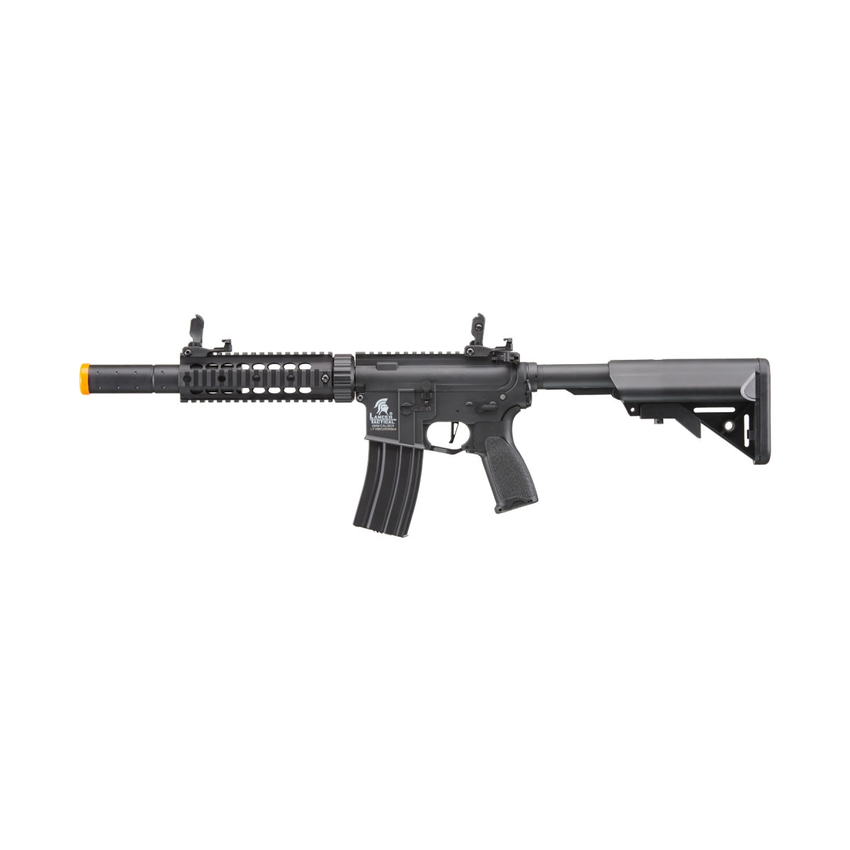 Lancer Tactical LT-15 Hybrid Gen 2 M4 SD 7" Airsoft AEG with Mock Suppressor (Black)