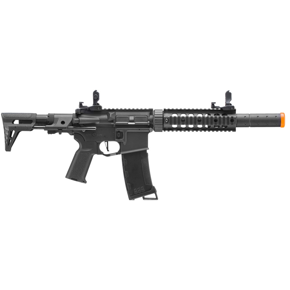 Lancer Tactical Gen 3 PDW M4 Carbine with Mock Suppressor (Color: Black)