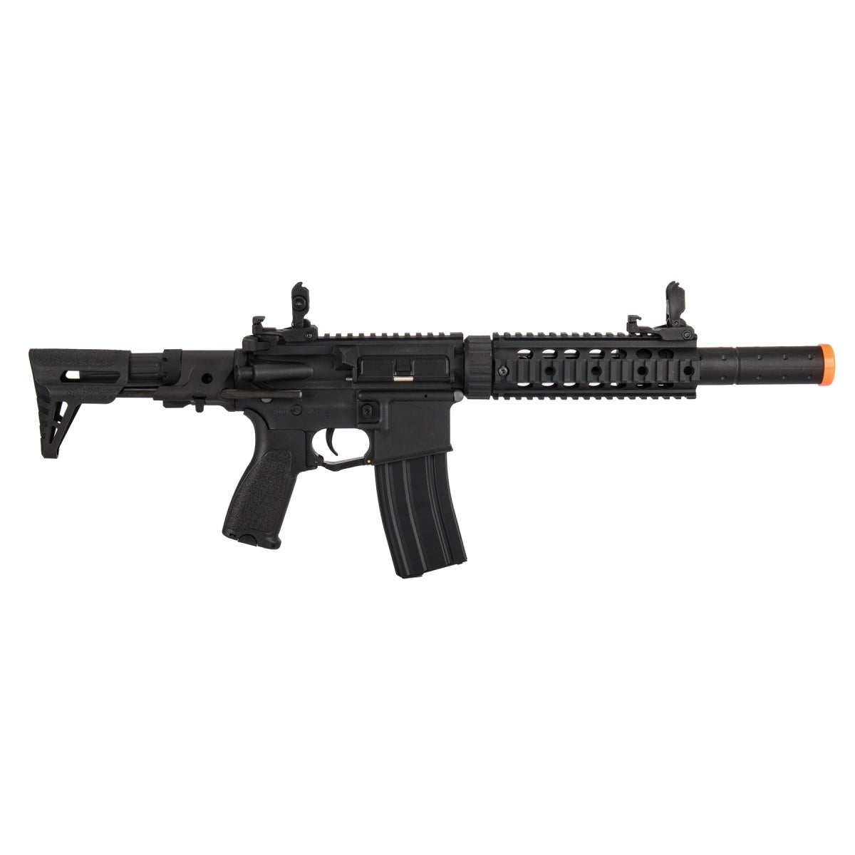 Lancer Tactical LT-15BDL-G2 Gen 2 M4 Carbine with PDW Stock and Mock Suppressor (Black)