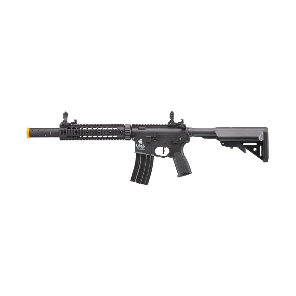 Lancer Tactical LT-15 Hybrid Gen 2 M4 SD 9" Airsoft AEG with Mock Suppressor (Black)