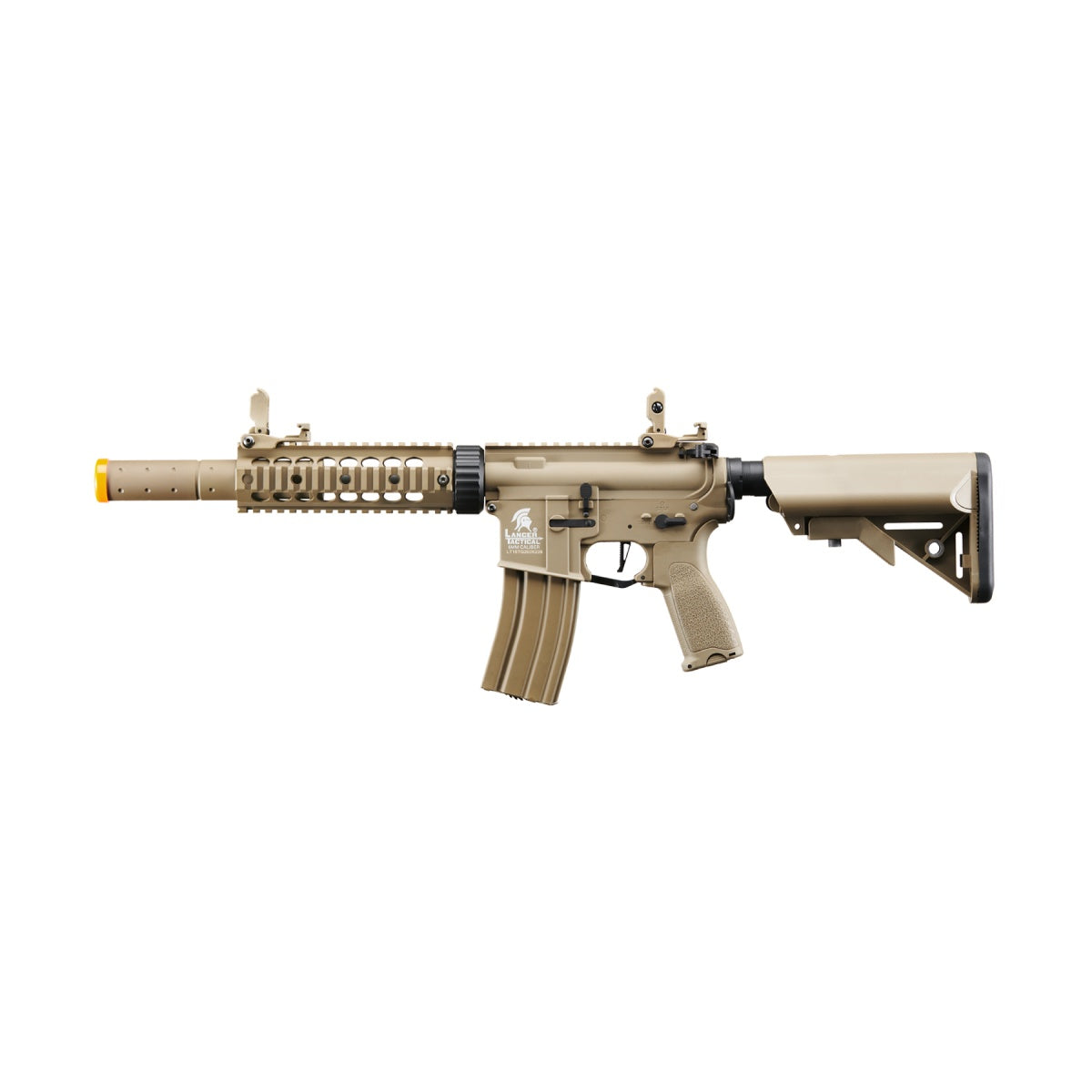Lancer Tactical LT-15 Hybrid Gen 2 M4 SD 7" Airsoft AEG with Mock Suppressor (Tan)