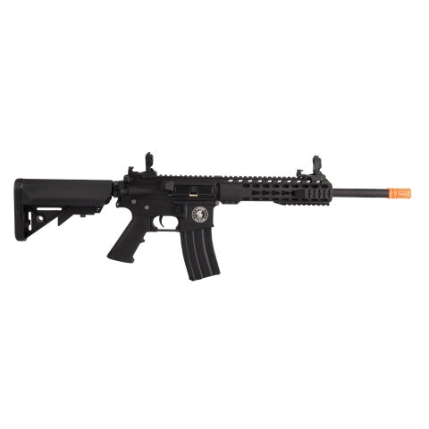 Lancer Tactical LT-19BL-G2-M Gen 2 Airsoft M4 Carbine 10" AEG Rifle (Black)