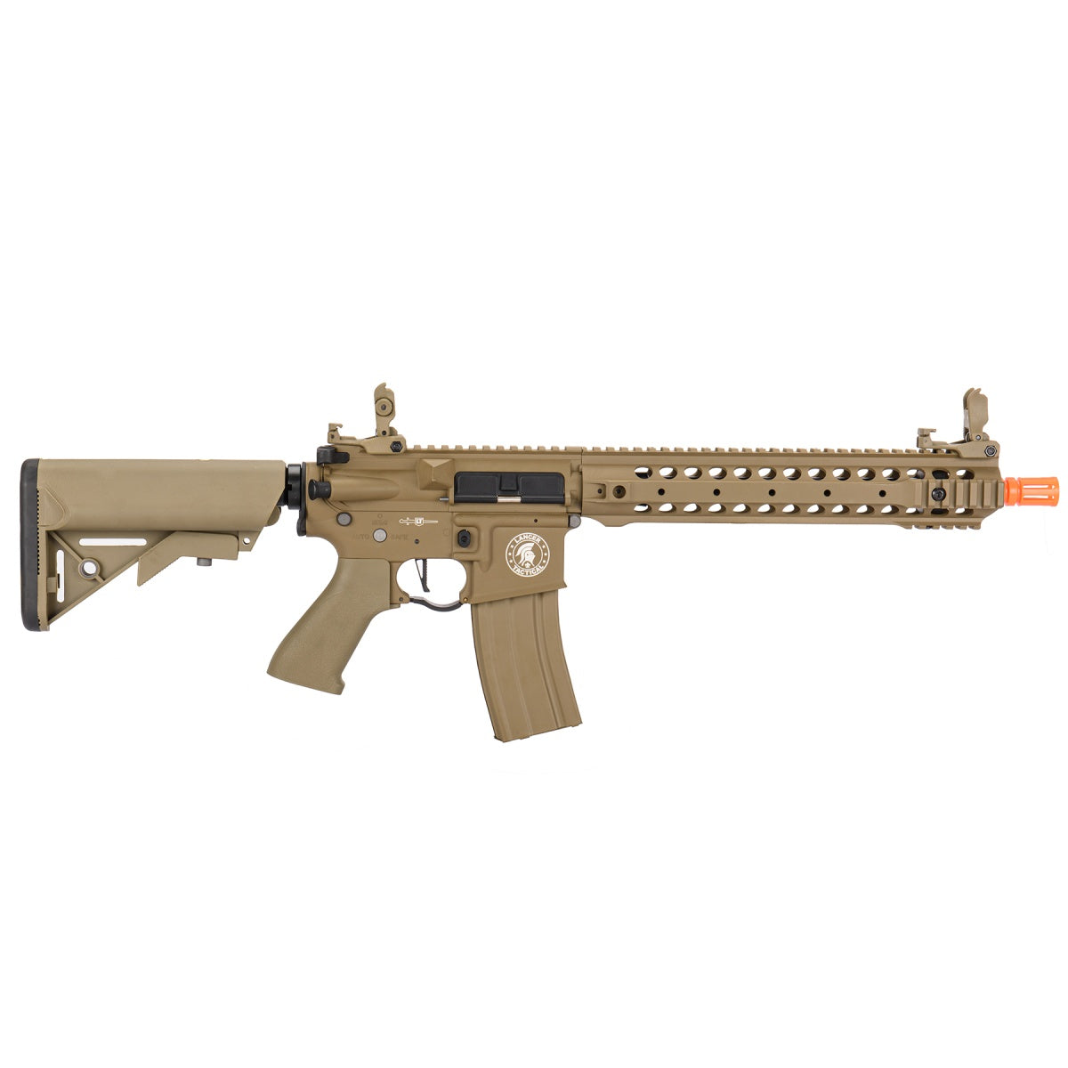 Lancer Tactical Proline LT-24 M4 12" Rail AEG Rifle, (Tan)
