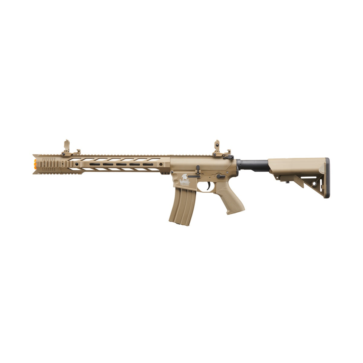 Lancer Tactical Low FPS Gen 2 SPR Interceptor Airsoft AEG Rifle (Color: Tan)