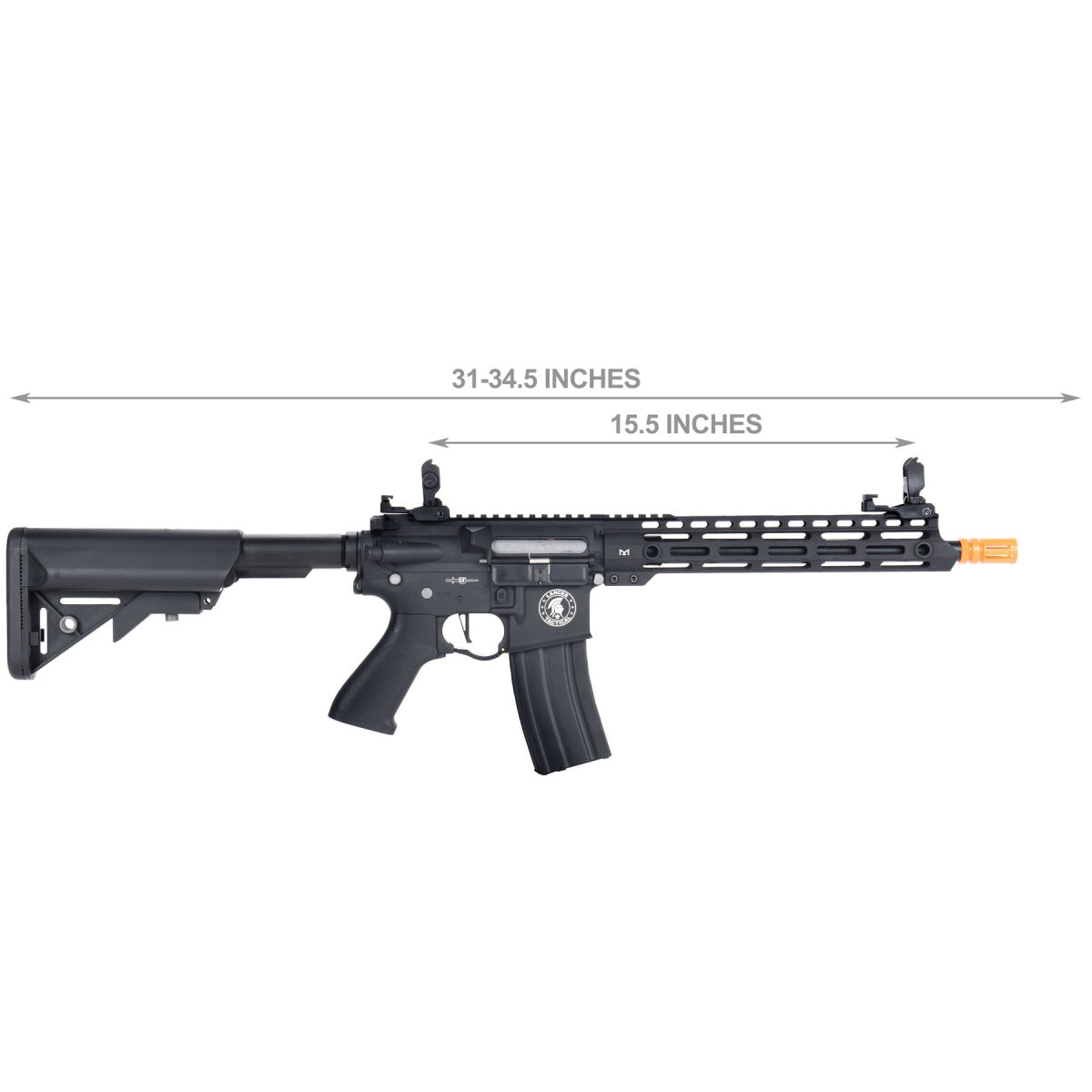Lancer Tactical Enforcer Hybrid Gen 2 BLACKBIRD AEG [HIGH FPS] - BLACK - (GUN ONLY)
