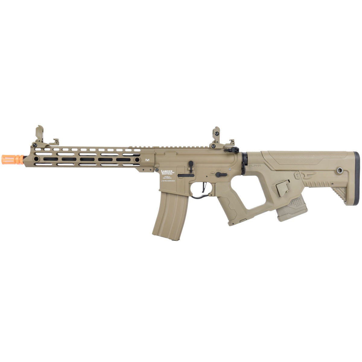 Lancer Tactical Enforcer BLACKBIRD AEG Rifle w/ Alpha Stock [HIGH FPS] - TAN