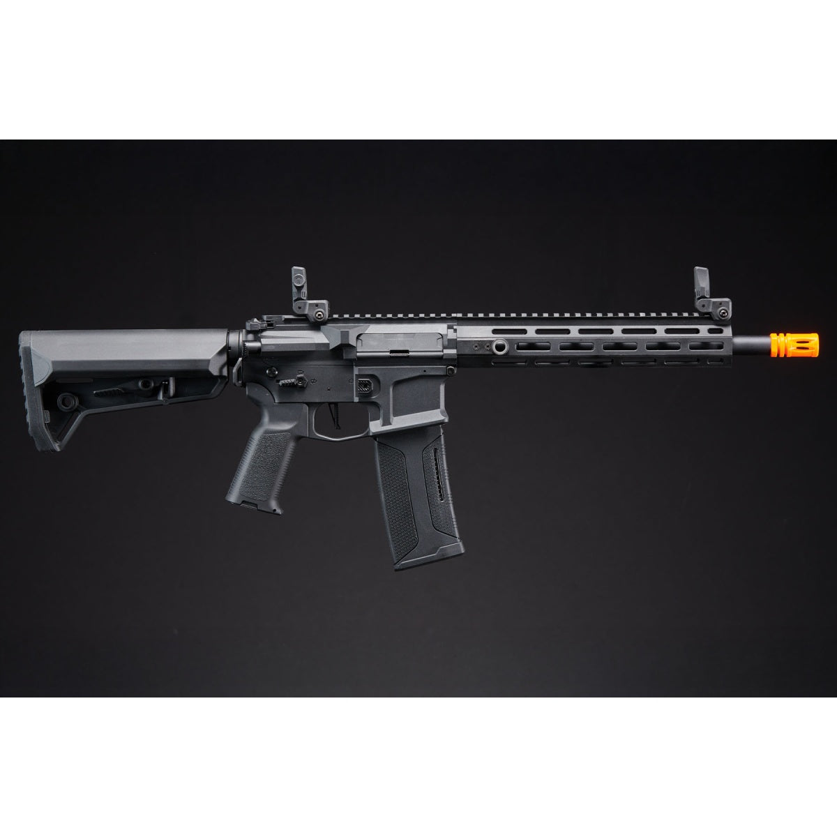 Lancer Tactical Gen 2 Hellion M-LOK 10" M4 AEG w/ Ambidextrous NSR Receiver & NSR Stock - BLACK