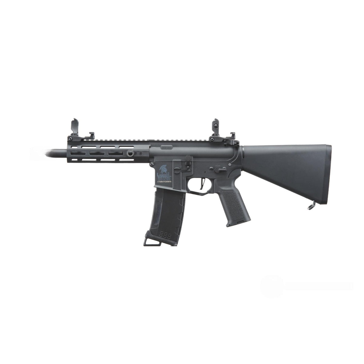 Lancer Tactical Gen 3 Hellion 7" M-LOK Airsoft AEG Rifle w/ Stubby Stock (Color: Black) "LIMITED TIME FREE BATTERY AND CHARGER"