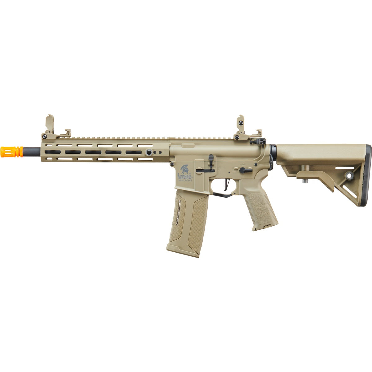 Lancer Tactical Gen 3 Hellion M-LOK 10" Airsoft M4 AEG (Color: Tan)