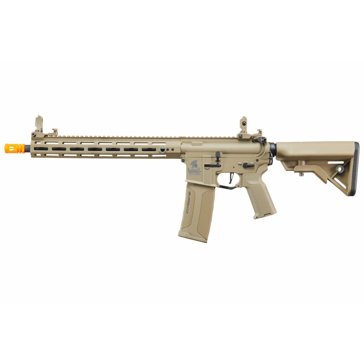 Lancer Tactical Gen 3 Hellion M-LOK 13" Airsoft M4 AEG (Color: Tan)